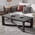 Mesa de centro rectangular de madera maciza para sala de estar Mesa auxiliar