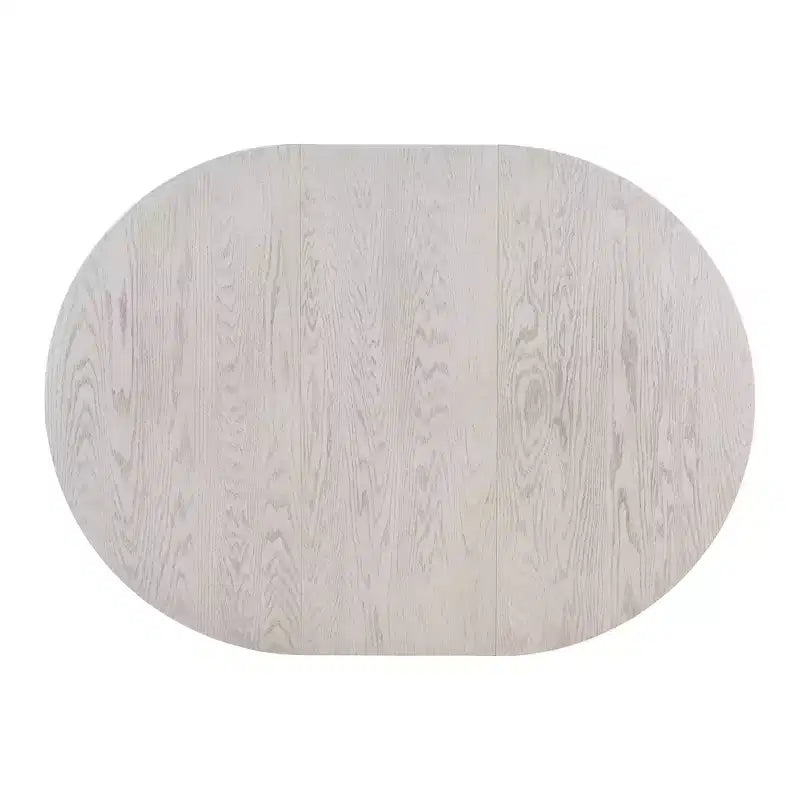 Mesa de comedor retro funcional de 5 piezas con mesa de comedor redonda extensible y 4 sillas de comedor tapizadas