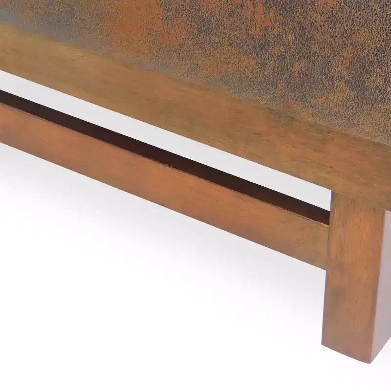 Puf otomana Temzyl moderno, tapizado, de madera de caucho para cóctel