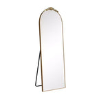 Espejo de cuerpo entero de aleación de aluminio PexFix 67x24 con arco lateral - Con soporte