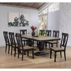 Sillas de comedor de madera Alleyton, juego de 2
