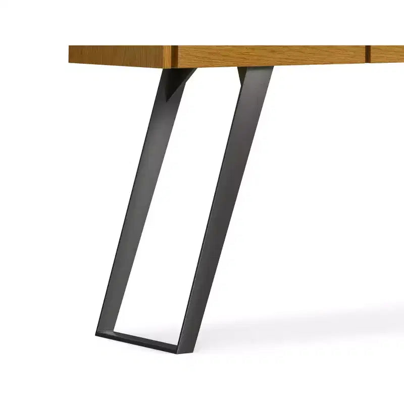 Mesa de sofá consola industrial moderna Mitchell de 60 pulgadas de ancho