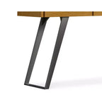 Mesa de sofá consola industrial moderna Mitchell de 60 pulgadas de ancho