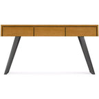 Mesa de sofá consola industrial moderna Mitchell de 60 pulgadas de ancho