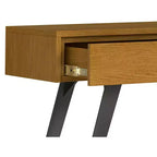 Mesa de sofá consola industrial moderna Mitchell de 60 pulgadas de ancho