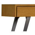 Mesa de sofá consola industrial moderna Mitchell de 60 pulgadas de ancho