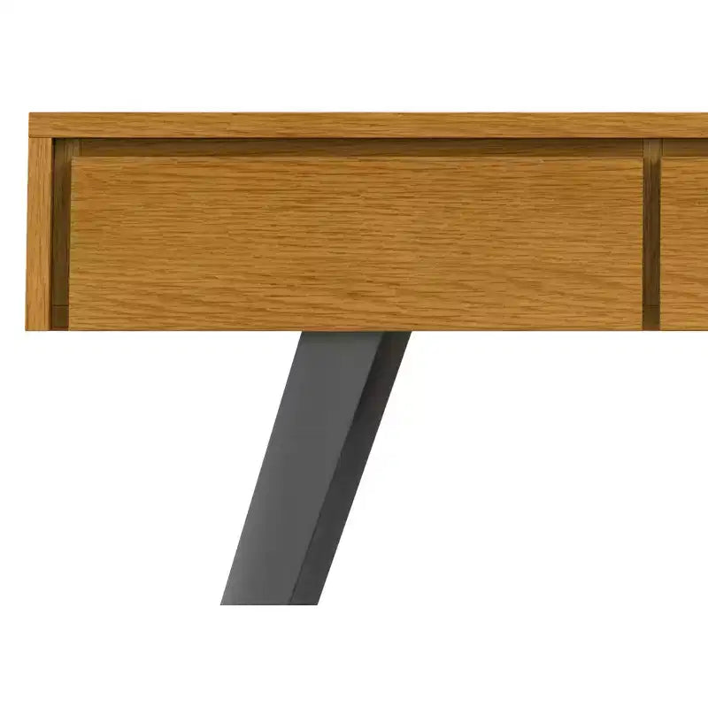 Mesa de sofá consola industrial moderna Mitchell de 60 pulgadas de ancho
