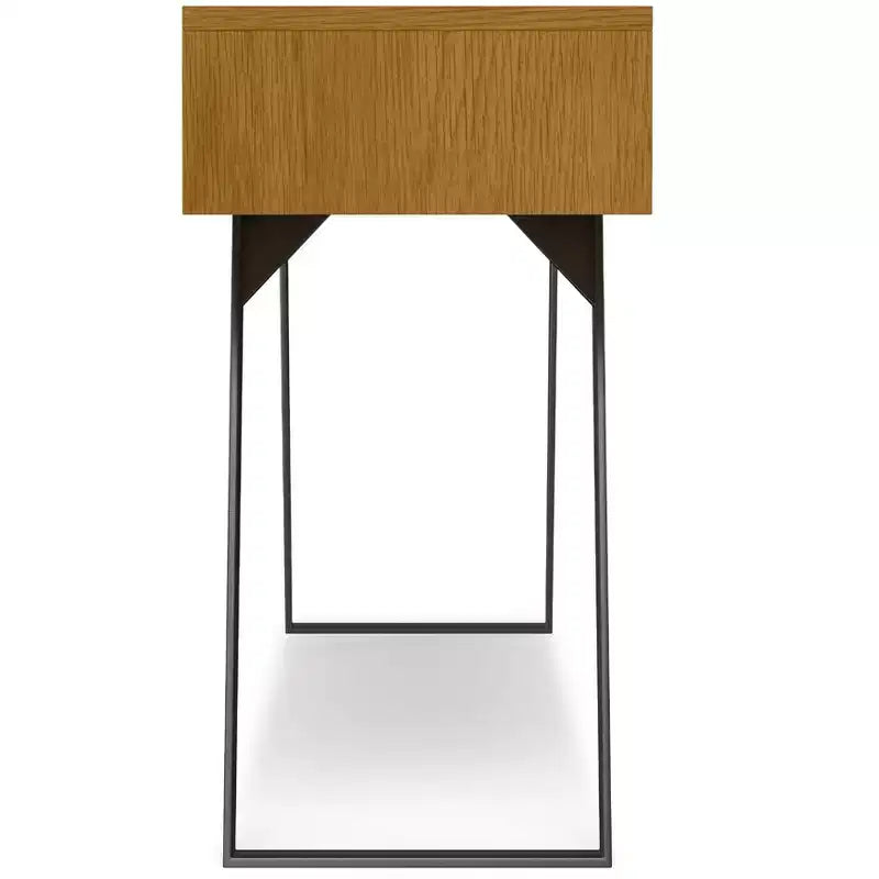 Mesa de sofá consola industrial moderna Mitchell de 60 pulgadas de ancho