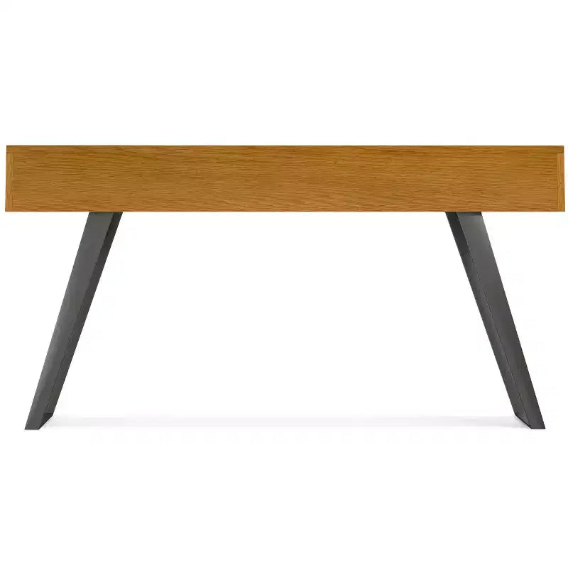 Mesa de sofá consola industrial moderna Mitchell de 60 pulgadas de ancho