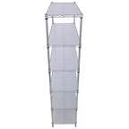Estantería de Metal de Alambre NSF de 6 Niveles y 6000 Libras, Estante de Almacenamiento Ajustable Resistente con Ruedas y Forros (Cromado)