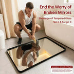 Espejo de tocador negro SUMERAIN, espejo de baño de 60x28 con cristal de fácil limpieza para hogares modernos
