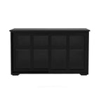 sumyeg Mueble de cocina con puerta de cristal para despensa o comedor