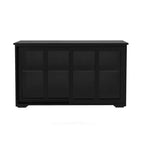 sumyeg Mueble de cocina con puerta de cristal para despensa o comedor