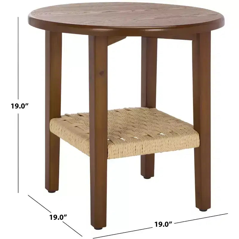 Mesa auxiliar de 1 estante Rakoma - ACC2313