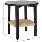 Mesa auxiliar de 1 estante Rakoma - ACC2313