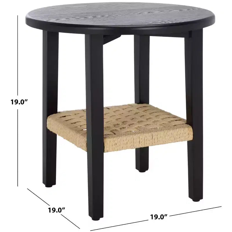 Mesa auxiliar de 1 estante Rakoma - ACC2313