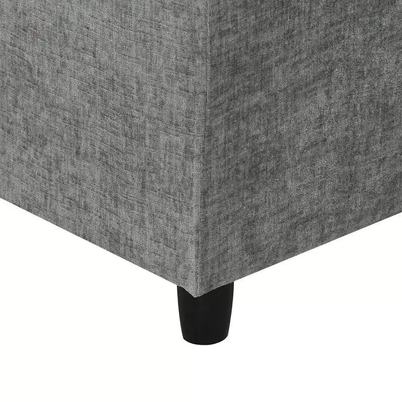 Sofá Cama Nuboso Modular de Chenilla de 6 Piezas con Otomana