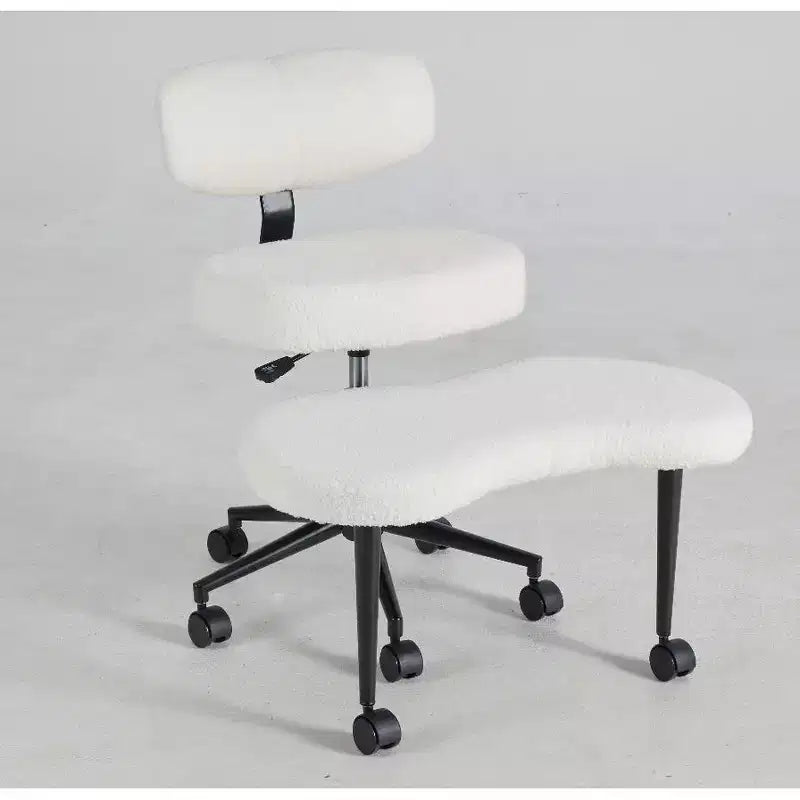 Sillón moderno, silla de meditación tapizada con patas cruzadas, silla sin brazos para sala de estar, dormitorio y balcón