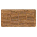 Mesa de comedor rectangular moderna e industrial de 72 pulgadas de ancho Portage Wood & Metal