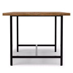 Mesa de comedor rectangular moderna e industrial de 72 pulgadas de ancho Portage Wood & Metal