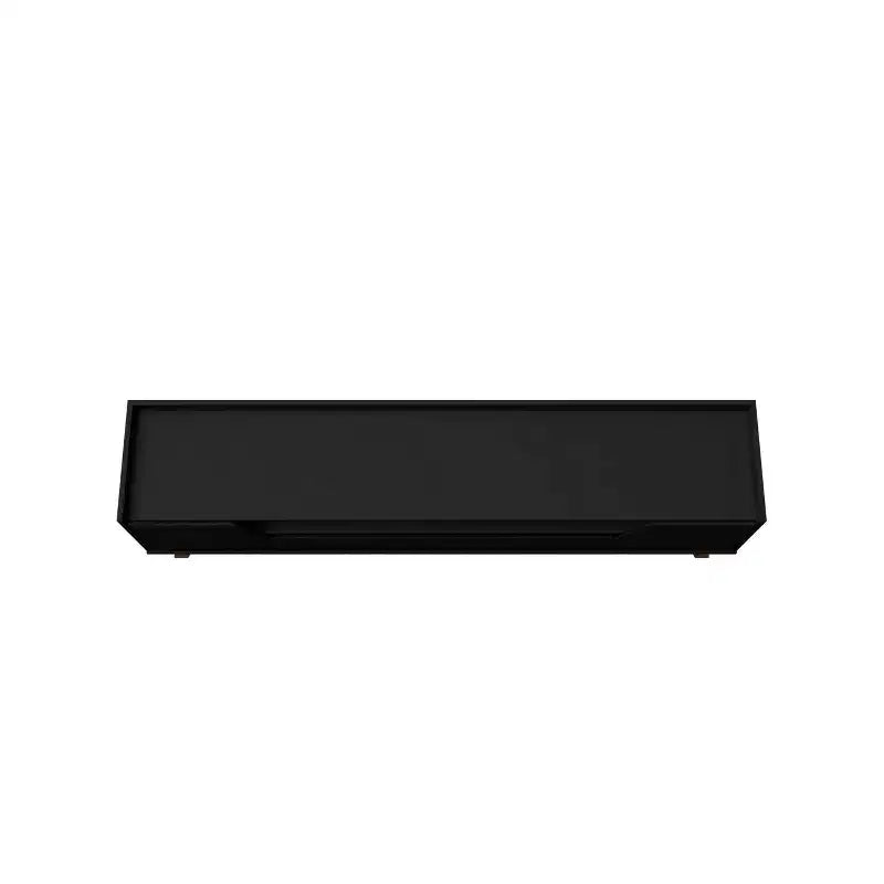 Mueble de TV moderno de mediados de siglo con 4 estantes para televisores de hasta 70", gestión de cables