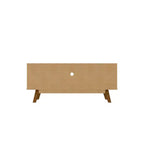 Mueble de TV Marcus Mid-Century Modern con 4 estantes para televisores de hasta 55", marrón rústico