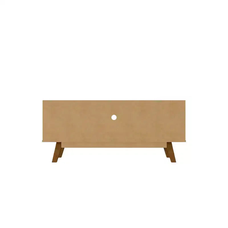 Mueble de TV Marcus Mid-Century Modern con 4 estantes para televisores de hasta 55", marrón rústico
