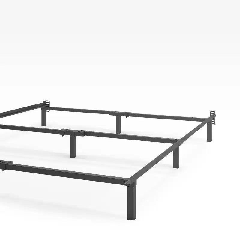 Base de cama compacta de metal de 7" para tamaño Full, color negro - Zinus
