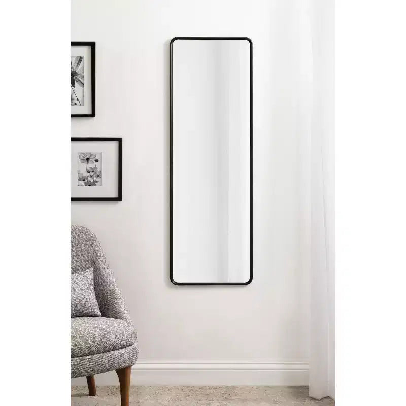 Espejo de Pared Rectangular con Marco Redondo Caskill