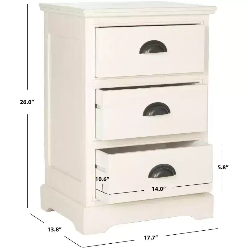 Mesa auxiliar de 3 cajones Griffin - AMH5717 - Safavieh Couture