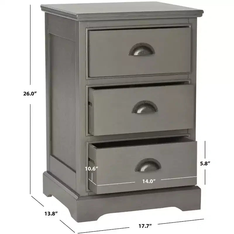 Mesa auxiliar de 3 cajones Griffin - AMH5717 - Safavieh Couture