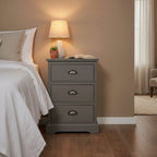 Griffin 3 Drawer Side Table - AMH5717 - Safavieh Couture